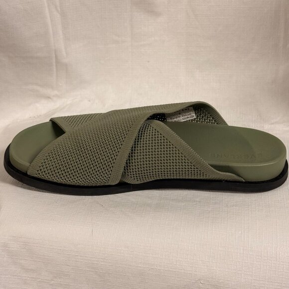 Everlane The ReKnit Form Crossover Sandal Seagrass Green Size 6 - Picture 4 of 10